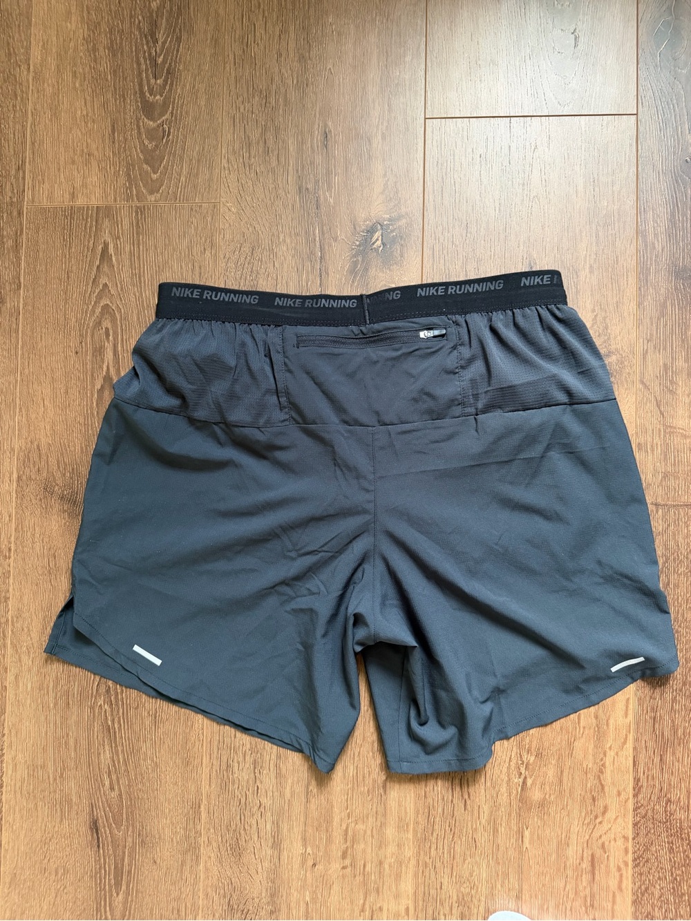 Nike Black Men's Training Shorts with Elastic 'Nike Running' Waistband